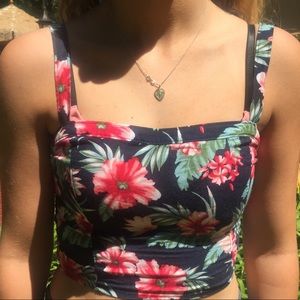 Hawaiian Hollister Crop Top